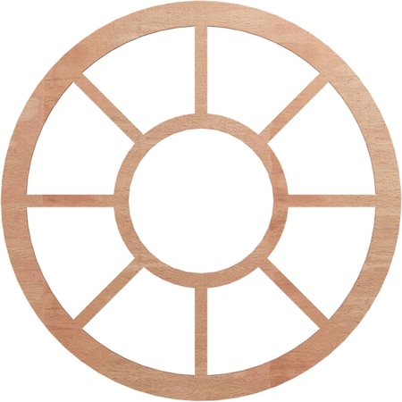 Ekena Millwork Grace Wood Fretwork Pierced Ceiling Medallion, Cherry, 28"OD x 10 1/8"ID x 3/8"T CMWP28X0375GRCH